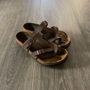Women's Brown Birkenstock Mayari Sandals (Size 38)